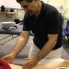 Massage on lower limb
