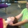 Massage techniques: neck & shoulders supine