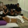 Side lying massage: Spine and lower limbs